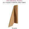 imageFairfield OLYFun MultiPurpose Craft Fabric Polypropylene Fabric for Sewing Stenciling Tying and More Craft Supplies Black 10 Yard BoltSand