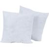 imageFairfield PolyFil Basic Personalizable Pillow Inserts Pillow Inserts for Decorative Pillows Travel Pillows and Home Decor 18quot X 18quot Pack of 218 X 18  Pack of 2