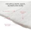 imageFairfield PolyFil ExtraLoft Quilt Batting Premium Polyester Batting for Quilting Ideal for Lap Blankets and KingSized Projects Quilting Supplies 120quot X 120quot45 x 60Inch