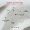 imageFairfield QB4512 Quilters White 45quot x 60quot45 x 60