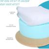 imageFairfield Round Foam Tuffet DIY Cushion Pillow Kit 18quot x 18quot x 6quot Blue