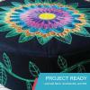 imageFairfield Round Foam Tuffet DIY Cushion Pillow Kit 18quot x 18quot x 6quot Blue