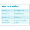 imageFairfield The Original PolyFil Premium Polyester Fiber Fill Soft Pillow Filler Stuffing for Stuffed Animals Toys Cloud Decorations and More MachineWashable 10pound Box32 oz