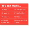 imageFairfield The Original PolyFil Premium Polyester Fiber Fill Soft Pillow Stuffing Stuffing for Stuffed Animals Toys Cloud Decorations and More MachineWashable PolyFil Fiber Fill 16ounce Bag16 oz