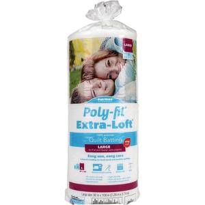 imageFairfield PolyFil ExtraLoft Quilt Batting Premium Polyester Batting for Quilting Ideal for Lap Blankets and KingSized Projects Quilting Supplies 120quot X 120quot90 x 108Inch