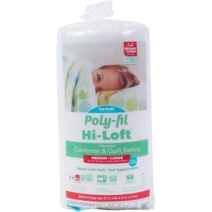 imageFairfield PolyFil HiLoft Quilt Batting Premium Polyester Batting for Quilting Ideal for Comforter and QueenSize Projects Quilting Supplies 90quot X 108quot81 x 96