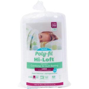 imageFairfield PolyFil HiLoft Quilt Batting Premium Polyester Batting for Quilting Ideal for Comforter and QueenSize Projects Quilting Supplies 90quot X 108quot90 x 108Inch
