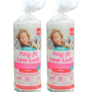 imageFairfield PolyFil LowLoft Batting Crib 45quot X 60quotEach Pack of 2