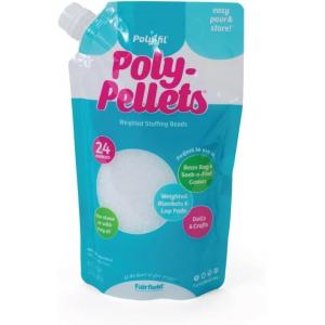 imageFairfield PolyFil PolyPellets Premium Polyester Weighted Stuffing Beads Stuffing for Stuffed Animals Toys Bean Bags Weighted Blankets and More 6 lb Bag24 oz