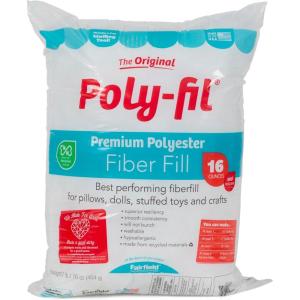 imageFairfield The Original PolyFil Premium Polyester Fiber Fill Soft Pillow Stuffing Stuffing for Stuffed Animals Toys Cloud Decorations and More MachineWashable PolyFil Fiber Fill 16ounce Bag16 oz