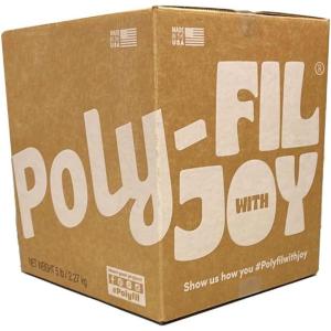 imageFairfield The Original PolyFil Premium Polyester Fiber Fill Soft Pillow Stuffing Stuffing for Stuffed Animals Toys Cloud Decorations and More MachineWashable PolyFil Fiber Fill 65 lbs BoxWhite