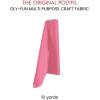 imageFairfield OLYFun MultiPurpose Craft Fabric Polypropylene Fabric for Sewing Stenciling Tying and More Craft Supplies Blueberry 10 Yard BoltBubble Gum