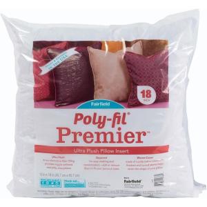 imageFairfield PolyFil Premier Pillow Insert 18in x 18in WhiteWhite