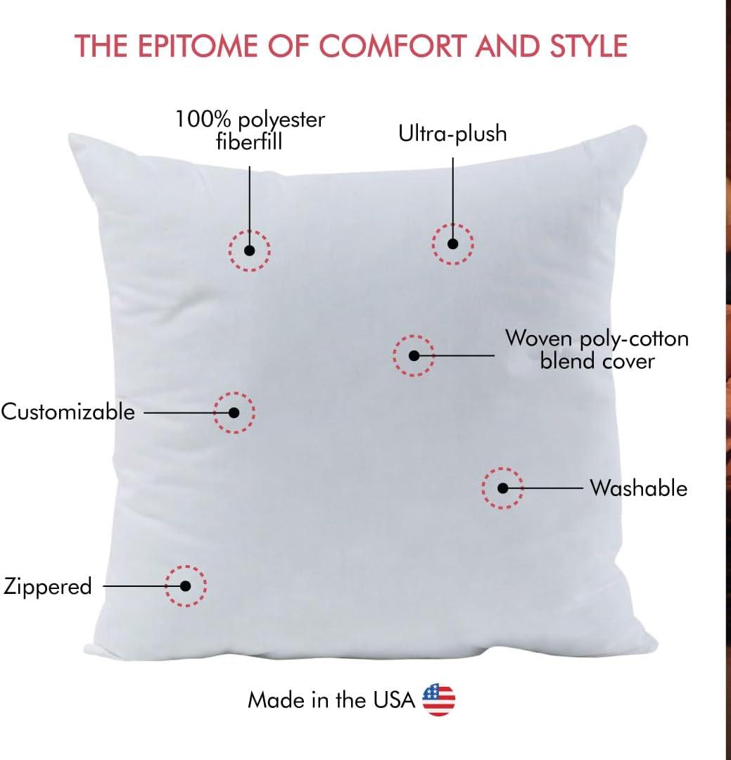 imageFairfield PolyFil Premier Ultra Plush Pillow Insert Pillow Inserts for Decorative Pillows Travel Pillows and Home Decor 27quot x 27quot20 x 20