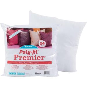 imageFairfield PolyFil Premier Oversized Pillow Insert 24quot x 24quot White