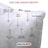 imageFairfield PolyFil Basic Personalizable Pillow Inserts Pillow Inserts for Decorative Pillows Travel Pillows and Home Decor 12quot X 16quot Pack of 2