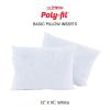 imageFairfield PolyFil Basic Personalizable Pillow Inserts Pillow Inserts for Decorative Pillows Travel Pillows and Home Decor 12quot X 16quot Pack of 2